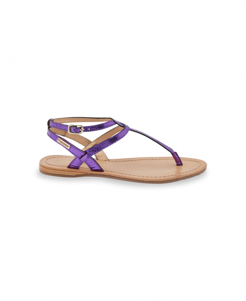 Sandales à entre-doigts Les Tropeziennes HAMADO Finger Loops Violette Femme|UKLB-71270163